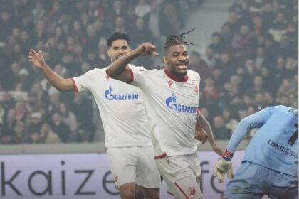 Europa League: Franklin Uchenna nets winner to help Red Star Belgrade defeat Lille 1-0