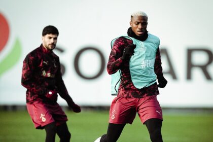 Osimhen returns to Galatasaray training ahead of Champions League clash against Juventus