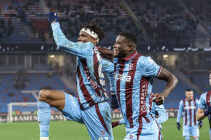 Nwaiwu nets brace, Onuachu continues scoring streak as Trabzonspor defeat Karagümrük 3-1