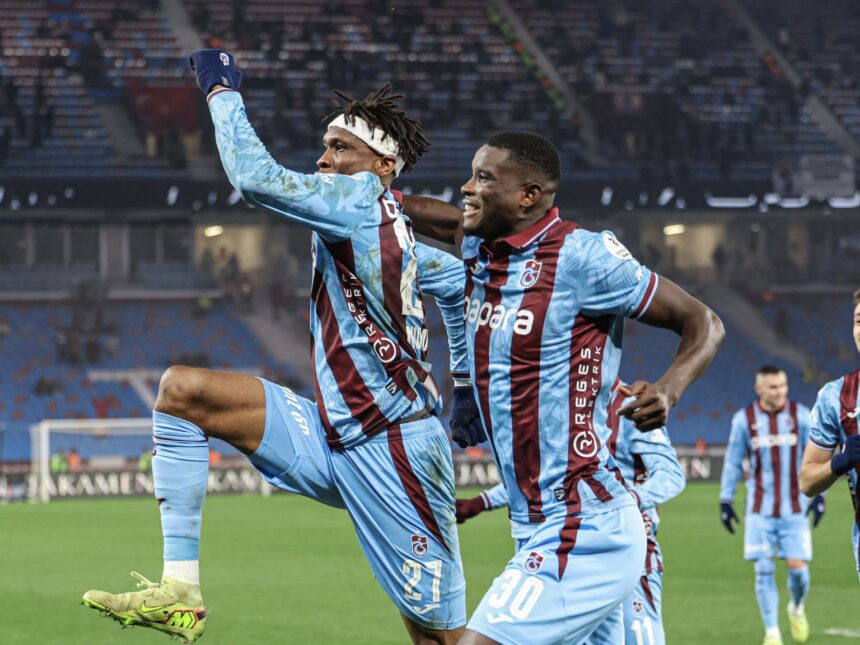 Nwaiwu nets brace, Onuachu continues scoring streak as Trabzonspor defeat Karagümrük 3-1