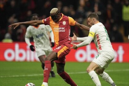 Victor Osimhen in action for Galatasaray