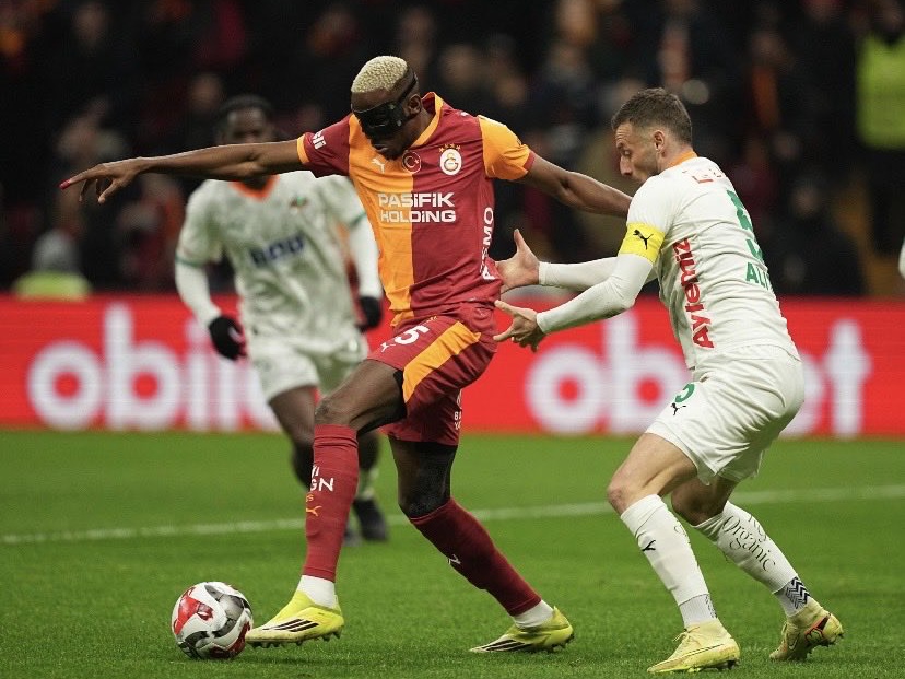 Victor Osimhen in action for Galatasaray