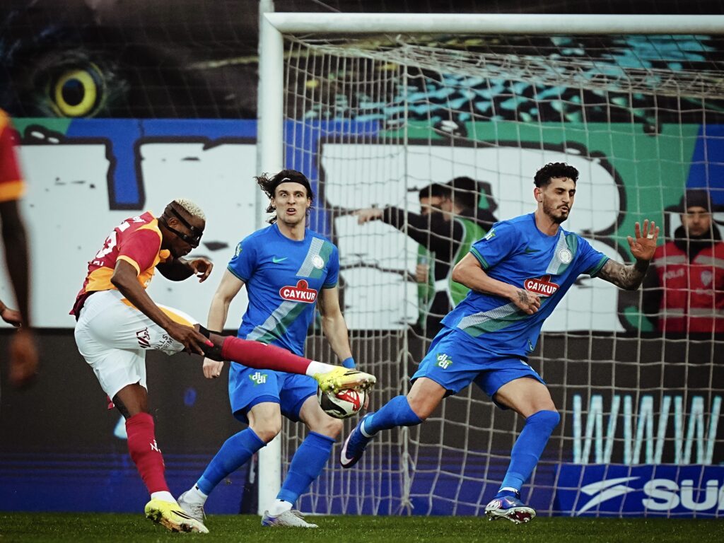 Osimhen scores 15th goal of the season as Galatasaray secure 3-0 victory over Rizespor