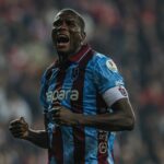 Paul Onuachu celebrates one of his goals against Samsunspor