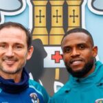 Frank Lampard (right) and Frank Onyeka