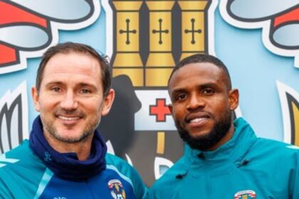 Frank Lampard (right) and Frank Onyeka