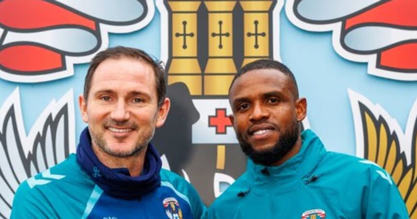 Frank Lampard (right) and Frank Onyeka