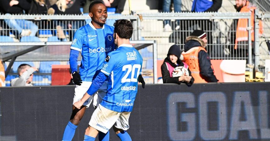 Yira Sor on target in Genk's 2–0 win over Anderlecht