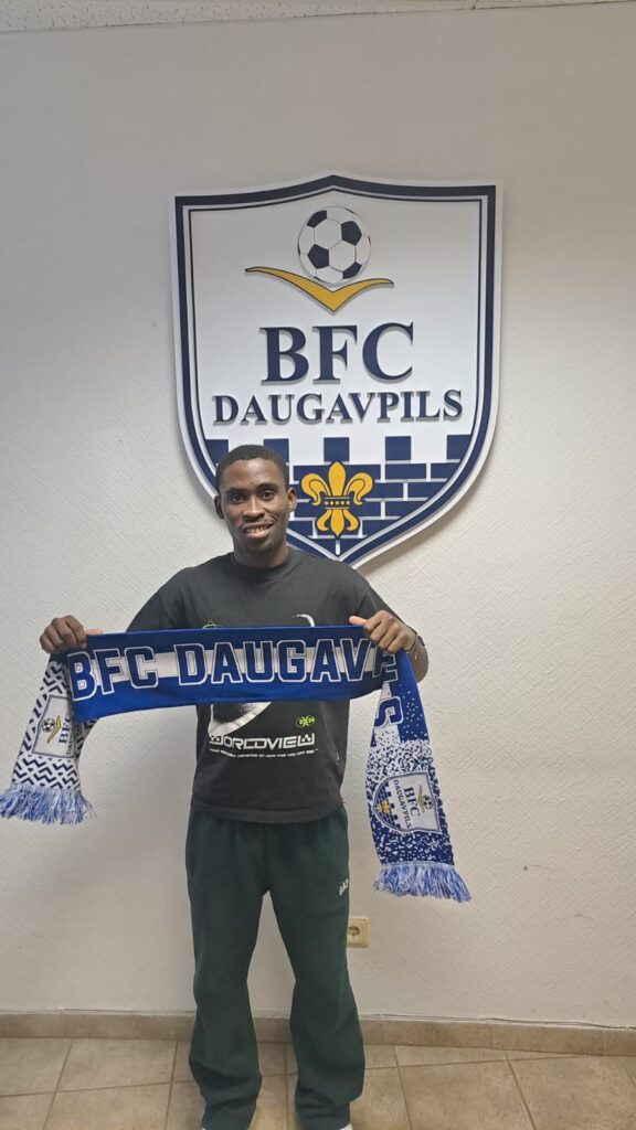 Latvian's Daugavpils sign Joel Yakubu on loan from Slovan Liberec 38 Joel Yakubu