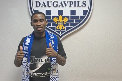 Latvian's Daugavpils sign Joel Yakubu on loan from Slovan Liberec