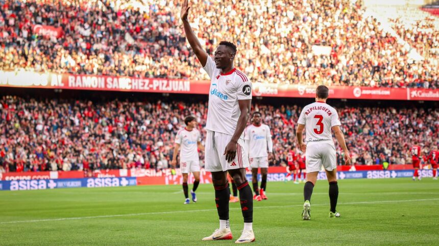 Akor Adams takes responsibility despite scoring in Sevilla draw 37 Akor Adams takes responsibility despite scoring in Sevilla draw