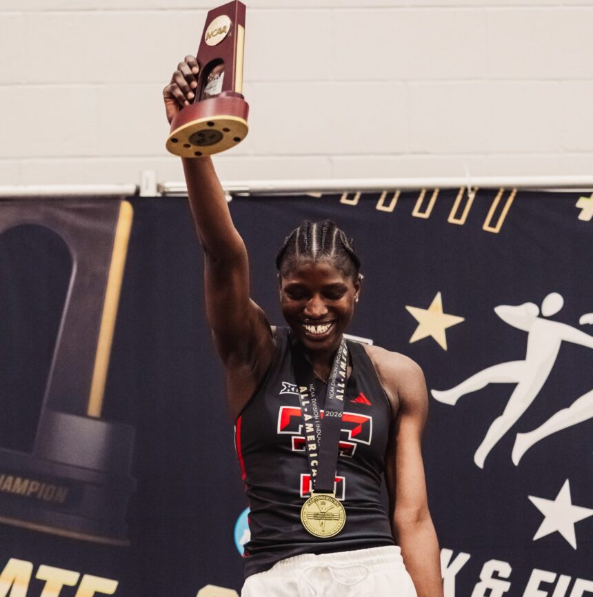 Temitope Adeshina defends NCAA Indoor high jump title with 1.97m clearance