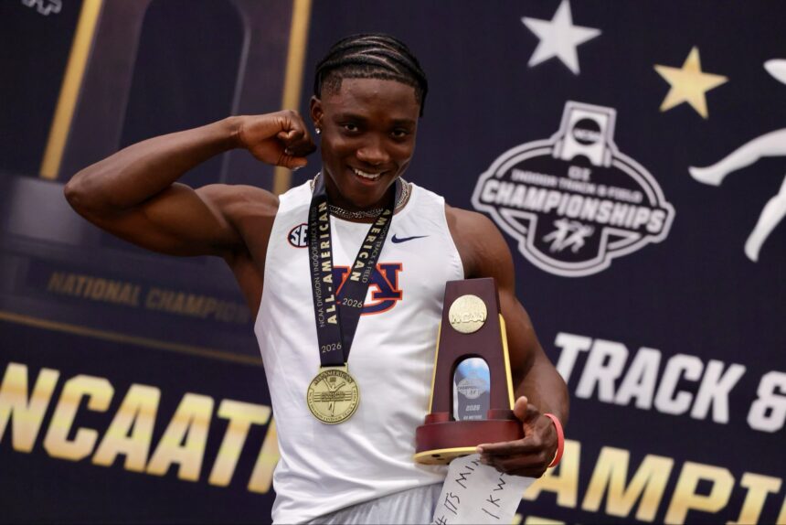 Kanyinsola Ajayi blazes to NCAA 60m gold with 6.45s record run 37 Kanyinsola Ajayi blazes to NCAA 60m gold with 6.45s record run