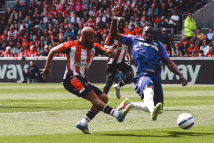 ‘He’s too strong’ - Mbeumo reveals why it's tough to play against Bassey