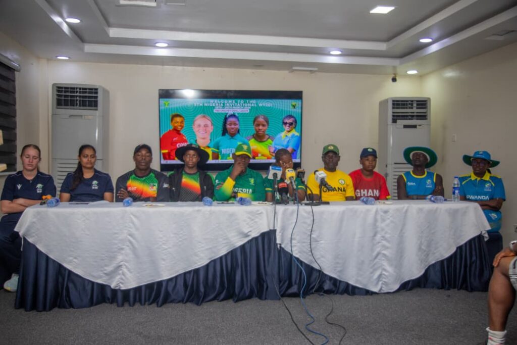 Lucky Piety: Nigeria ready to conquer 5th invitational on home soil 38 Cricket press conference in Lagos