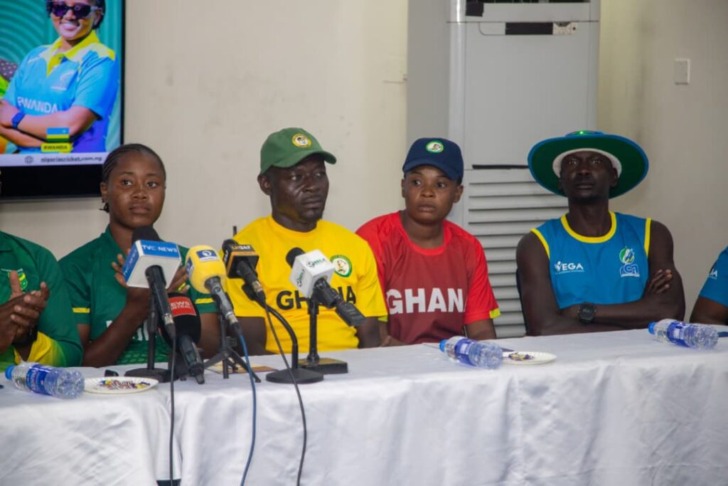 Lucky Piety: Nigeria ready to conquer 5th invitational on home soil 39 Nigeria women's cricket captain Lucky Piety addressing the media in Lagos