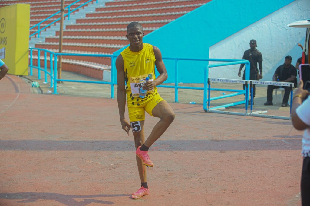 Emmanuel Akolo at 2026 MTN Champs in Calabar