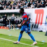 Salim Fago Lawal scores for Viktoria Plzeň in 3-0 victory over Hradec Králové