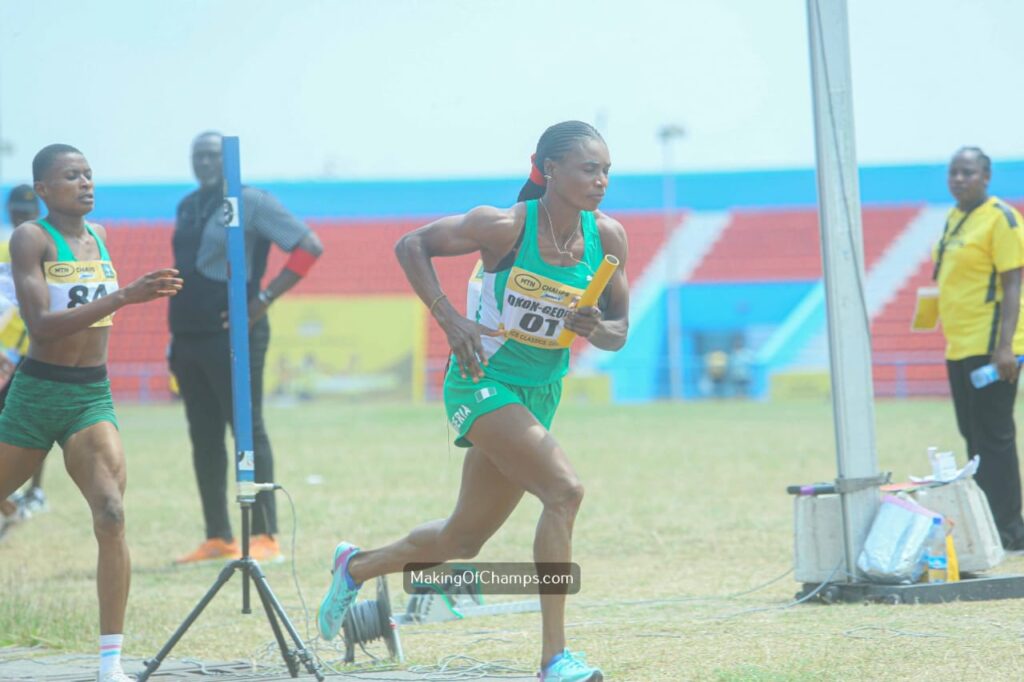 Veteran Patience Okon George at the MTN Champs