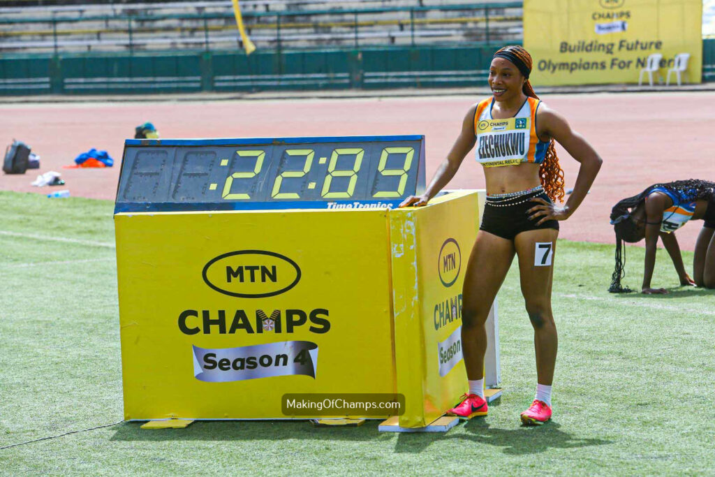Miracle Ezechukwu clocks fastest 200m time on home soil since 2021