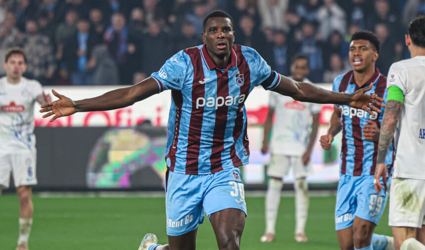 Onuachu fires Trabzonspor past Rizespor, extends scoring run to 8 games