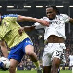 Samuel Chukwueze in action for Fulham