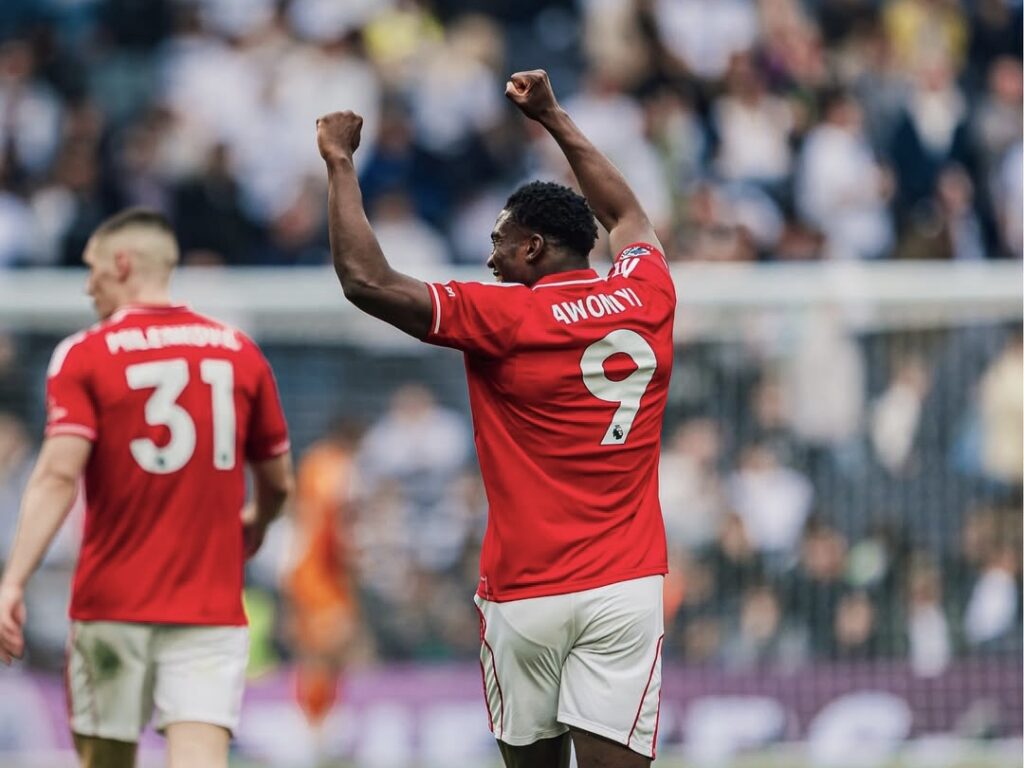 Awoniyi scores, Aina features as Nottingham Forest secure huge 3-0 win over Tottenham