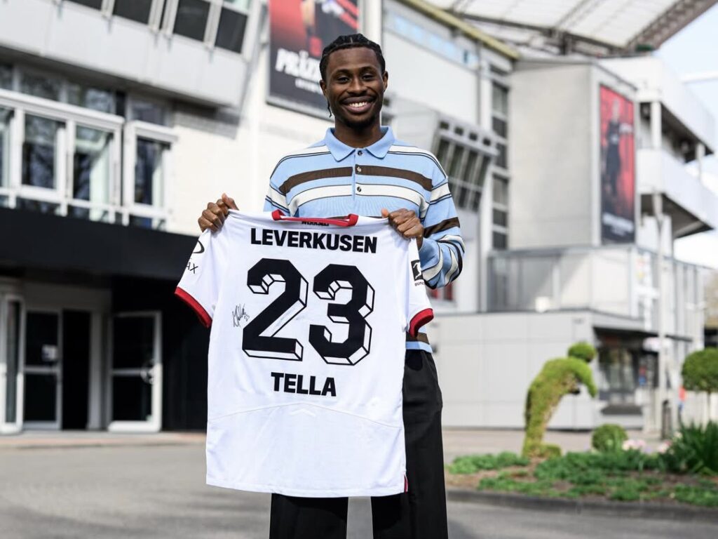 Nathan Tella extends Bayer Leverkusen contract until 2031