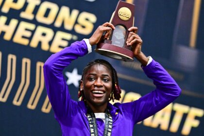 Ella Onojuvwevwo claims NCAA Indoor 400m bronze after African record run