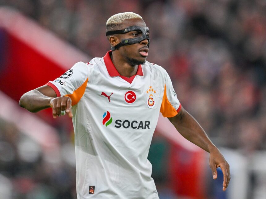 ‎Buruk provides Osimhen injury update after Champions League exit