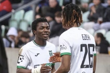 Emmanuel Ayaosi provides two assists in Karvina’s 3-1 win over Slovan Liberec