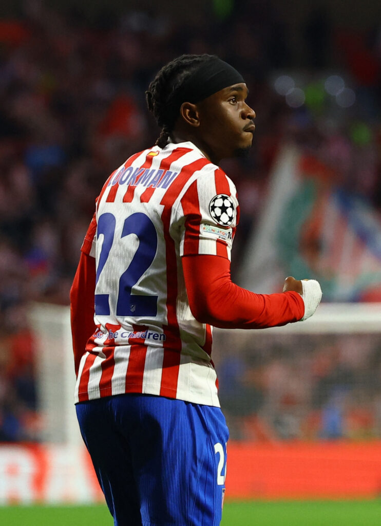 Ademola Lookman scored against Barcelona in the UEFA Champions League