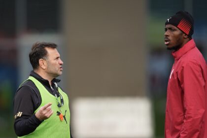Victor Osimhen training with Galatasaray teammates after injury return boosting team confidence