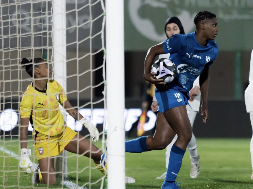 Asisat Oshoala nets brace, assists in Al Hilal’s 5-0 victory over Eastern Flames
