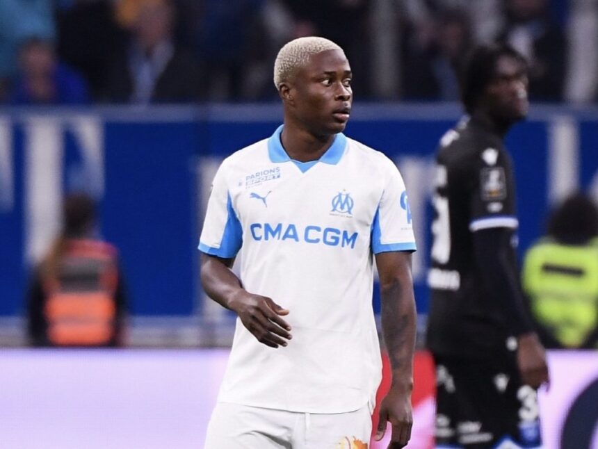 Tochukwu Nnadi marks first Marseille start with assist in 1-1 draw with Nice