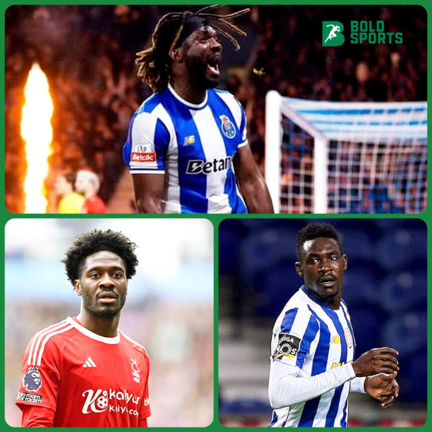 Zaidu, Aina and Moffi set for Europa League quarter-final showdown as Porto host Nottingham Forest