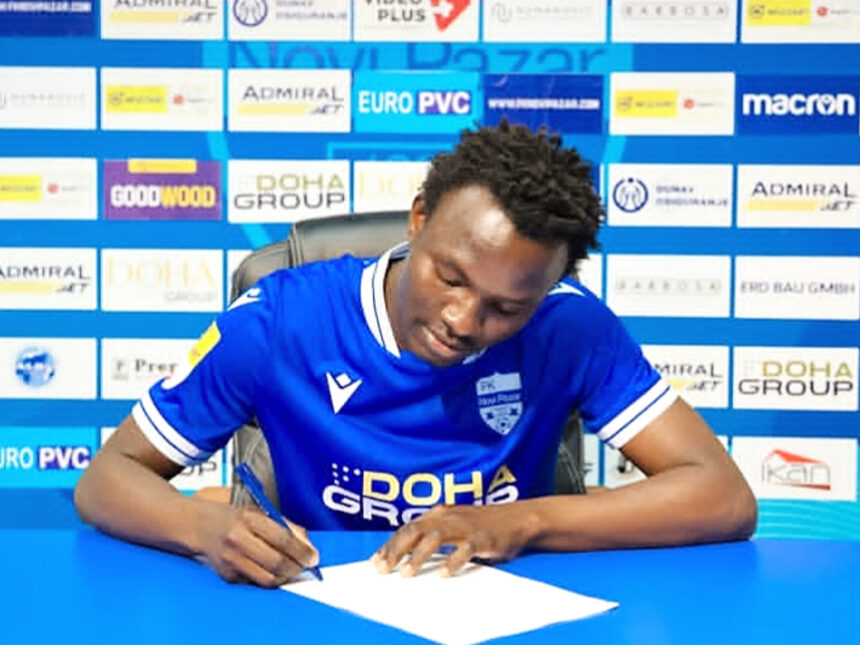 Dauda Johnson Agwom signs new three-year contract extension with FK Novi Pazar until 2029