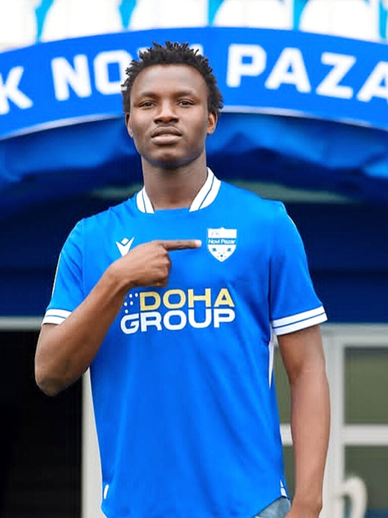 Dauda Johnson Agwom signs new three-year contract extension with FK Novi Pazar until 2029