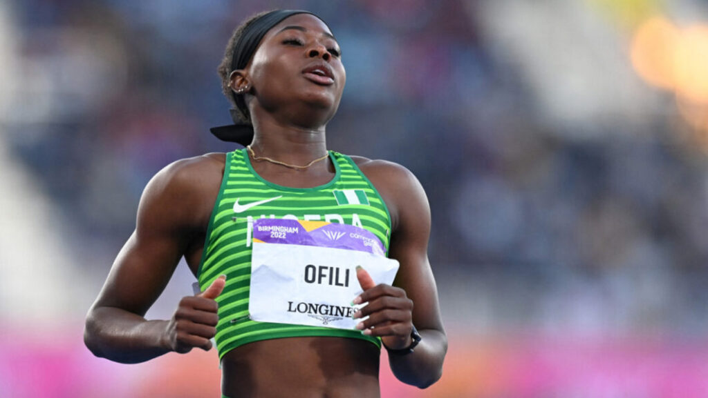 Favour Ofili denied Turkey switch as World Athletics rejects transfer 38 Favour Ofili competing for Nigeria at an international athletics event