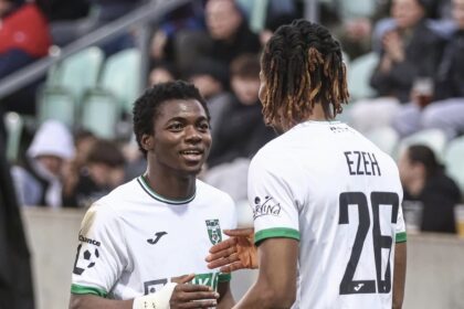 Emmanuel Ayaosi provides assist again, Lucky Ezeh scores in Karvina’s 2-1 win over Dukla Praha