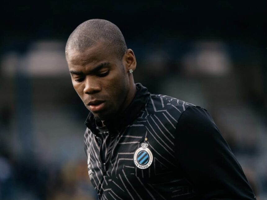 Raphael Onyedika forced off injured in Club Brugge’s 2-1 loss to Union St. Gilloise