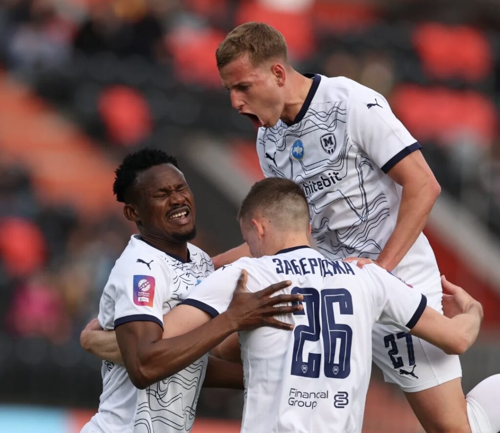 Peter Itodo scores hat-trick as Metalist 1925 thrash Veres Rivne 4-0