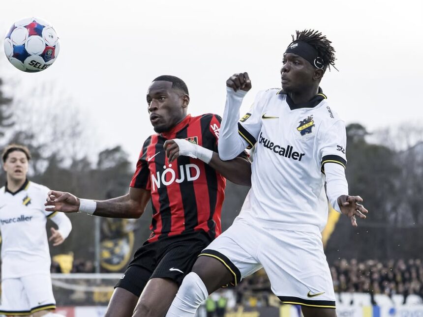 Zadok Yohanna provides assist in AIK’s 2-2 draw with Brommapojkarna