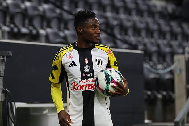 ‎Moses Usor scores as LASK hold Sturm Graz to 1-1 draw after double red cards