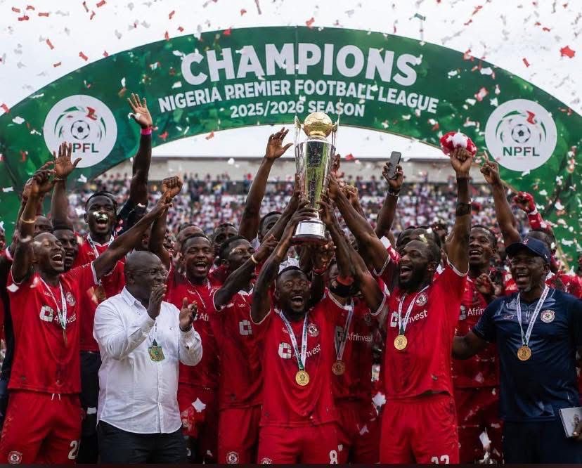 Bola Ahmed Tinubu congratulates Rangers International after historic NPFL triumph‎