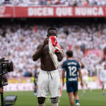 Luis García Plaza celebrates Akor Adams winner in Sevilla comeback