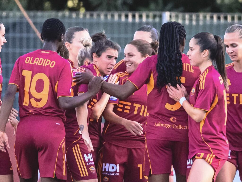 Rinsola Babajide, Shukurat Oladipo win first Serie A Femminile title with Roma 38 Rinsola Babajide, Shukurat Oladipo win first Serie A Femminile title with Roma