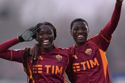 Rinsola Babajide, Shukurat Oladipo win first Serie A Femminile title with Roma