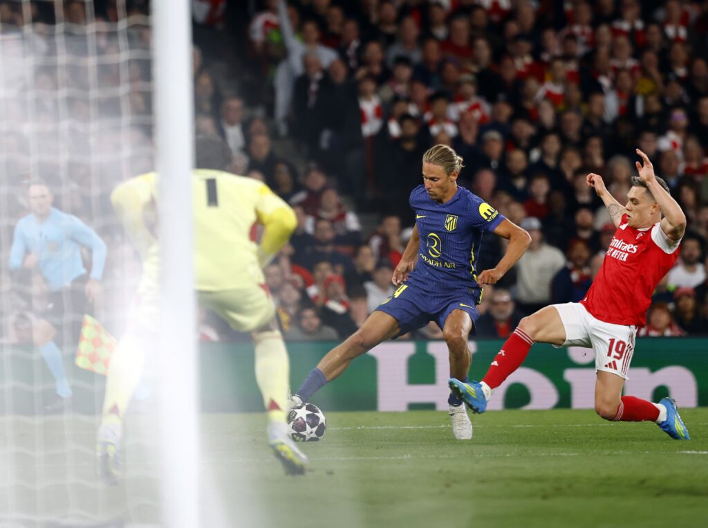 Champions League: Ademola Lookman’s Atletico Madrid eliminated by Arsenal