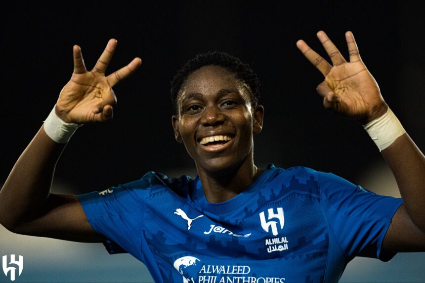 Asisat Oshoala leads Al Hilal into SAFF Women’s Cup final